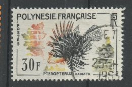 French Polynesia 1962 30f Lionfish Issue #201 - Usati