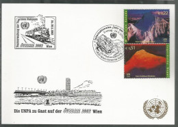 UNO-Wien, 2002, Weiße Karte / White Card, ÖWEBRIA Wien - Covers & Documents