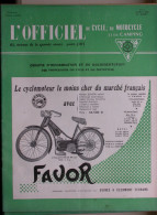 L'officiel Du Cycle Du Motocycle Et Du Camping - N° 6 Mars 1955 - Fourches "telesco". - Moto