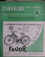 L'officiel Du Cycle Du Motocycle Et Du Camping - N° 7 Du 2 Avril 1955 - Moto