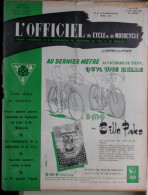 L´officiel Du Cycle Du Motocycle Et Du Camping - N° 17 18 Aout 1957 - Michel Rousseau Champion Du Monde Amateur - Moto