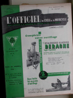 L'officiel Du Cycle Du Motocycle Et Du Camping - N° 21 Octobre 1957 - Gnome-et-Rhône - Motorfietsen