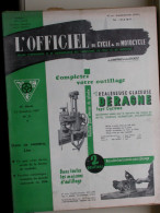 L'officiel Du Cycle Du Motocycle Et Du Camping - N° 21 Octobre 1957 - Gnome-et-Rhône - Motorrad