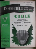 L´officiel Du Cycle Du Motocycle Et Du Camping - N° 25 Décembre 1957 - Article De H. Jones Pour Les Sidecaristes. - Motorfietsen