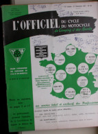 L'officiel Du Cycle Du Motocycle Et Du Camping - N° 26 Décembre 1957 - Moto