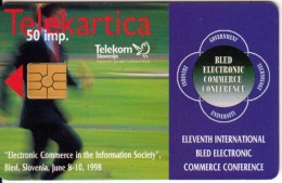 SLOVENIA SLOVENIJA  PHONECARD 1998 EDI BLED 98 ISDN ELECTRONIC COMMERCE CONFERENCE   CAT.NO. 115 TELEKOM - Slovenia