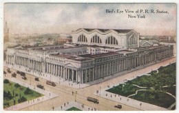 Bird's-Eye View Of Pennsylvania Railroad Station, New York - Transportmiddelen