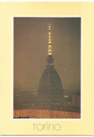 R358 Torino - Panorama Notturno Con La Mole Antonelliana - Notte Night Nuit Nacht Noche / Non Viaggiata - Mole Antonelliana