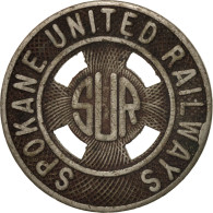 États-Unis, Spokane United Railways, Jeton - Professionnels/De Société