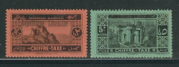 GRAND LIBAN Taxe N° 19 & 20 * - Timbres-taxe