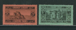 GRAND LIBAN Taxe N° 14 & 15 * - Postage Due