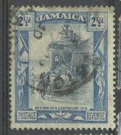 Jamaica 1921 2 1/2c Overseas Contingent Issue #92 - Jamaica (...-1961)