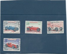 MONACO   N°708 - O , N° 709 -O , N°710 - O, N° 711-O               Valeur YT : 1,00  € - Usados