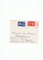 PREMIERE LIAISON AERIENNE DIRECTE FRANCE POLYNESIE FRANCAISE PAR T A I  28 SEPTEMBRE 1958 - 1927-1959 Storia Postale