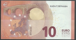 10  EURO DRAGHI  GERMANY  XA X001 H4   UNC - 10 Euro