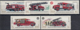 Rusia 1985 Nº 5262/66 Cami. Bomberos Nuevo - Vrachtwagens