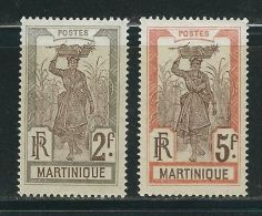 MARTINIQUE N° 76 & 77 * - Neufs