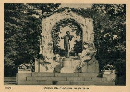 WIEN   JOHANN  STRAUSS-DENKMAL  IM  STADTPARK            (NUOVA) - Vienna Center