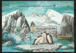 Preserve The Polar Regions & Glaciers, Bloc-feuillet Neuf ** De La République Tchèque. - Préservation Des Régions Polaires & Glaciers
