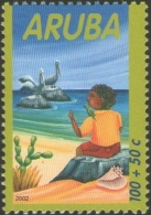 BID ARUBA 2002 Pelicans Cactus 100+50c Semi-postal - Pélicans