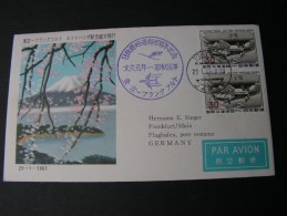== Japan Cv. MeF  , By Sieger  1961 - Posta Aerea