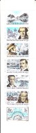 French Southern & Antarctic Territory Booklet Scott #273a Pane Of 5 Explorers Plus 2 Labels - Cuadernillos/libretas