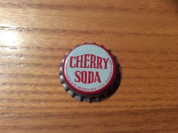 Ancienne Capsule De Soda "CHERRY SODA" Etats-Unis (USA) (intérieur Liège) - Soda