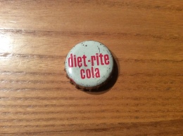 Ancienne Capsule De Soda * "diet-rite Cola" Etats-Unis (USA) (intérieur Liège) - Soda