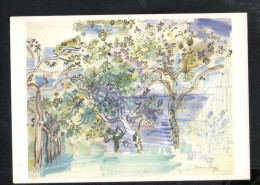 Q1866 RAOUL DUFY ( PITTORE ) POIRIERS EN FLEURS - FIORI, FLORES, FLOWERS - USED 1990 - Arbres