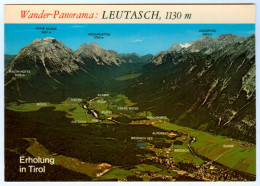 AK Tirol 6105 Leutasch Weidach Alpenbad Kirchplatzl Plaik Luftbild Im Leutaschtal Gasse Alpenbad Ostbach Platzl Austria - Leutasch