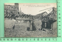 ROSIERES: Guerre 1914, Maison Amochée Par Une Bombe - Rosieres En Santerre