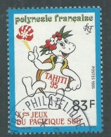 Polynésie N° 488 O  "Tahiti 95", 10ème Jeux Du Pacifique Sud,  Oblitération Moyenne Sinon TB - Oblitérés