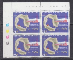 Argentina 1998 Antarctica / Base Decepcion 1v Bl Of 4  Corner / Trafic Lights ** Mnh (30286B) - Unused Stamps