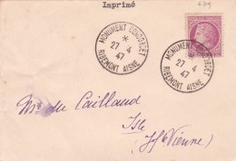 France - Type Cérès De Mazelin - Briefe U. Dokumente