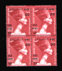 EGYPT / 1959 / QUEEN NEFERTITI OVERPRINT / MNH BLOCK OF 4 / VF . . - Neufs