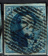 7  Obl  73  Liège - 1851-1857 Medallions (6/8)
