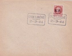Libération - Lyon - Lettre - Bevrijding