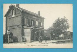 CPA - Chemin De Fer Cheminots La Gare BARLIN 62 - Barlin