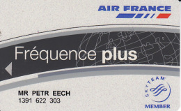 Transport Carte, Air France, Frequence Plus Magnetic Carte - Motoren