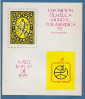210037A / 1979 - EXPOSICION FILATELICA MUNDIAL PHILASERDICA 79 , SOFIA BULGARIA , CUBA KUBA - Covers & Documents