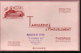 Buvard TAPISSERIE D'AMEUBLEMENT , Lafargue, Bordeaux (PPP3224) - L