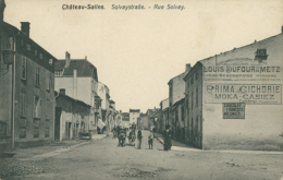 57 CHATEAU SALINS / Rue Solvay / CARTE RARE - Chateau Salins