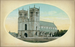 GB WORKSOP / Worksop Priory Church / COLORED CARD - Autres & Non Classés