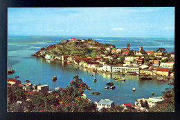 The Caribbean The Harbor Of St. George's, Grenada / Postcard Not Circulated, 2 Scans - Grenada