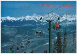 Ski Chair Lift At Beaver Creek Mountain Colorado - Rocky Mountains