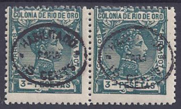 ESPAÑA/RIO DE ORO 1911/13 - Edifil #63 - MNH ** En Pareja, MUY RAROS!... - Rio De Oro