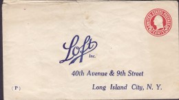 United States Postal Stationery Ganzsache Entier LOFT INC. Long Island City NEW YORK Private Print (unused) - 1851-1940