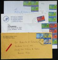 Lot Of 5 Covers Mailed Between 2002/2005, Franked With Stamps Of The UP Issue. - Lettres & Documents