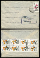 Cover Sent From "SANTIAGO DEL ESTERO" To Buenos Aires On 23/MAR/1990 (date Inverted), With INFLA Postage Of A820,... - Briefe U. Dokumente