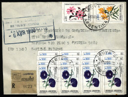 Cover Mailed On 8/MAR/1990 With INFLA Postage Of A4,920, And Postmark Of IRUYA (Salta), VF Quality - Lettres & Documents